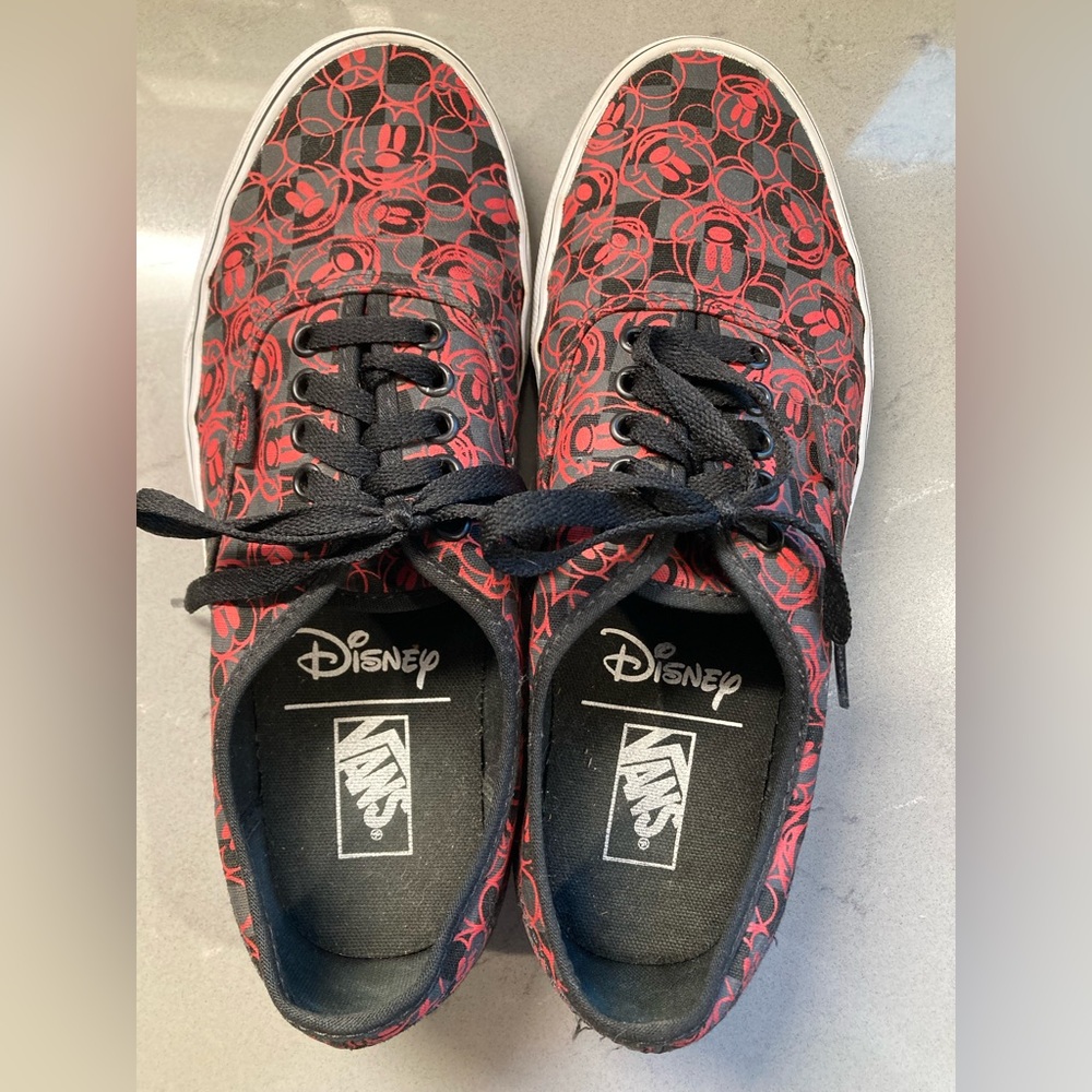 Vans Disney X Mickey Mouse, Special Edition, Lace-Up Shoes, Men’s 8.5/Women’s 10